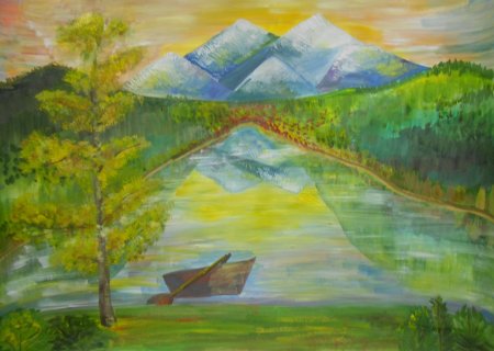 Природа Башкирии рисунки