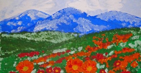 Природа Казахстана рисунки