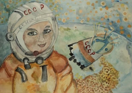 Рисунок на тему космос