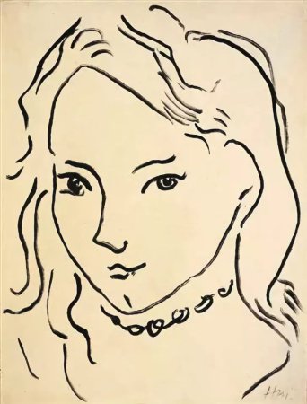 Девочка карандашом