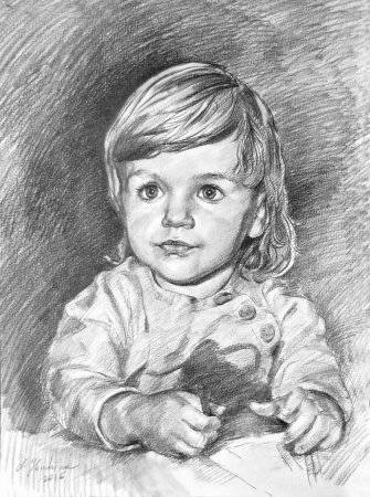 Портрет рисунок карандашом