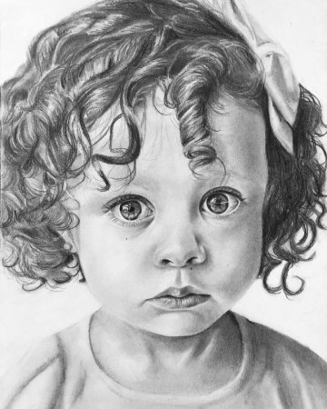 Графический портрет человека