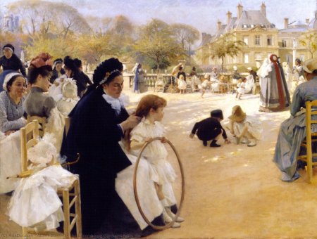 Альберт Эдельфельт Luxembourg Gardens, Paris