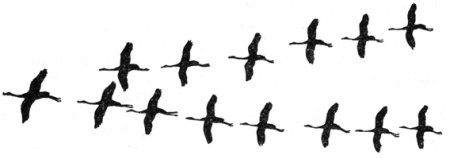 Журавлиный Клин рисунок