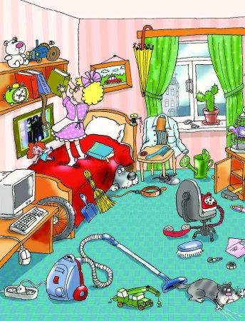 Беспорядок в комнате