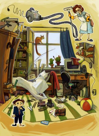 Беспорядок в доме