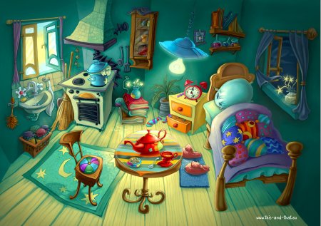 Мультяшная комната