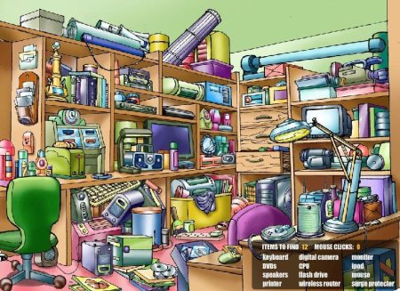 Беспорядок в комнате рисунок