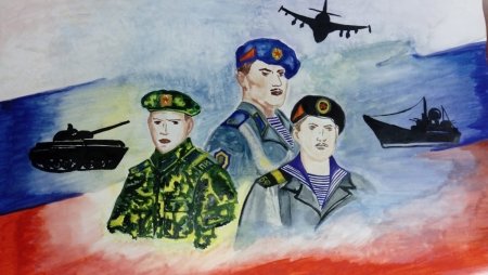 Солдат защитник Родины