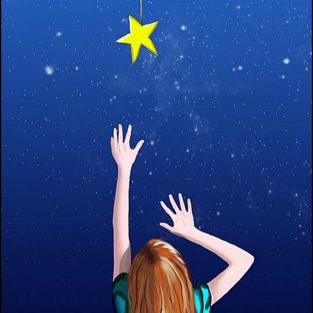 Мультяшные звезды на небе