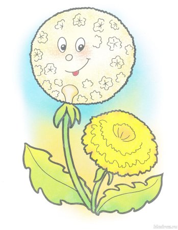 Одуванчик с глазками