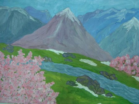 Горный Алтай рисунок