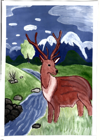 Рисунок на тему природа