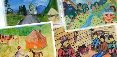 Алтайские дети рисунок