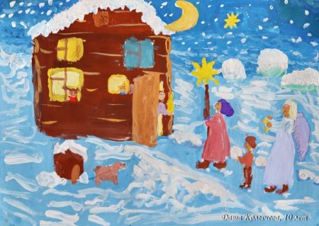 Рождество рисунок