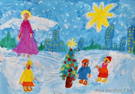 Рождество рисунок