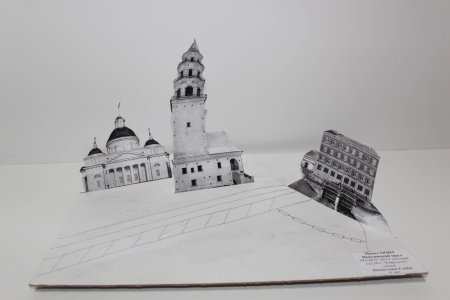 Невьянская башня компас 3д