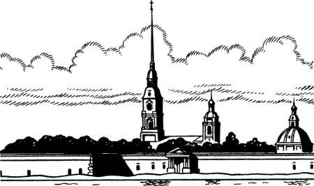 Невьянская башня чертеж