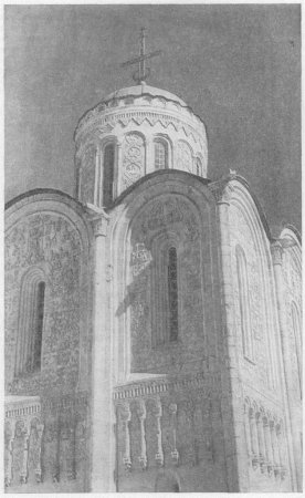 Дмитриевский собор во Владимире план