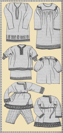 Древнерусская одежда для детей