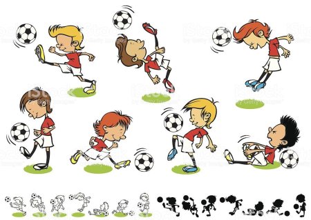 Футбол прикольные иллюстрации