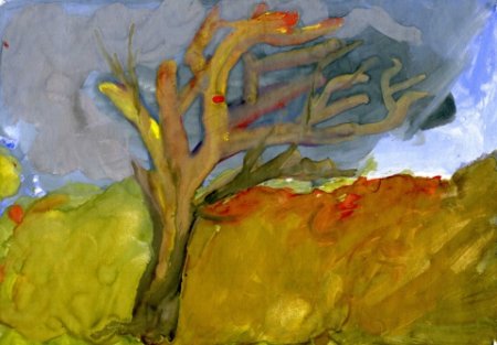 Урок изо белая и черная краски