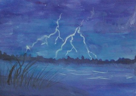 Гроза рисунок