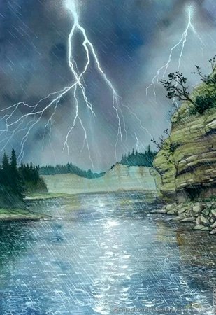 Пейзаж гроза