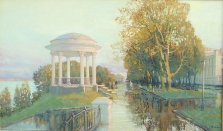 Пивень художник Ярославль городской пейзаж