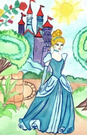 Рисунок к сказке Золушка