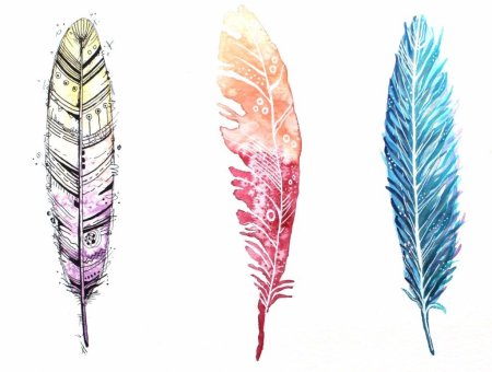 Мультяшные перья