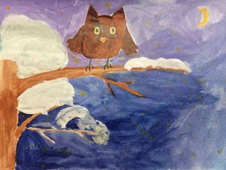 Полярная ночь рисунок