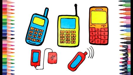 Раскраска смартфон