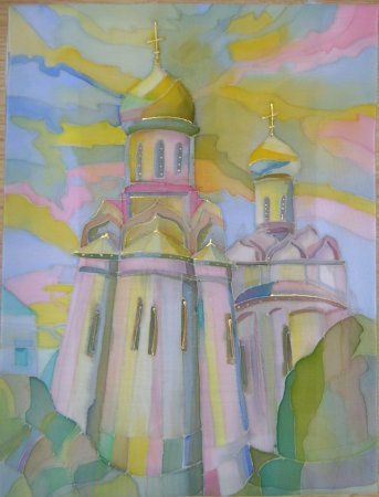 Храмы нашего города рисование