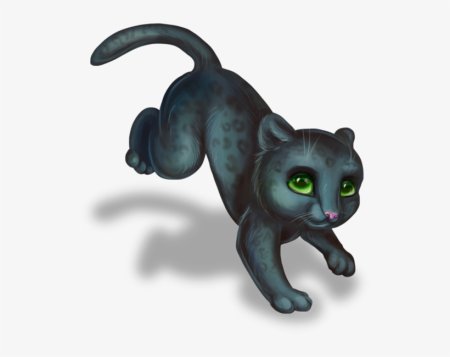 Милые мультяшные пантеры