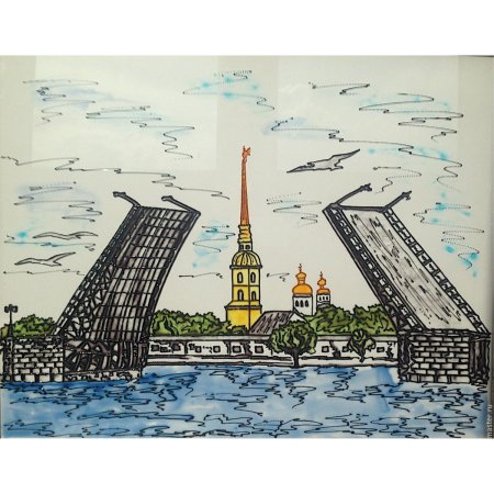 Дворцовый мост эскиз