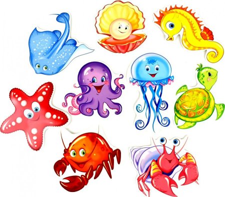 Раскраска "подводный мир"