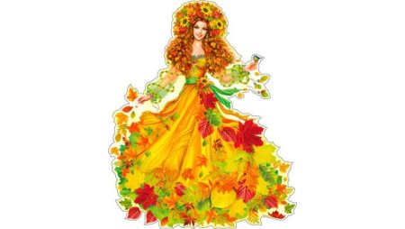 Осень на лице ребенка