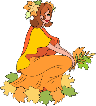 Портрет осени детские рисунки