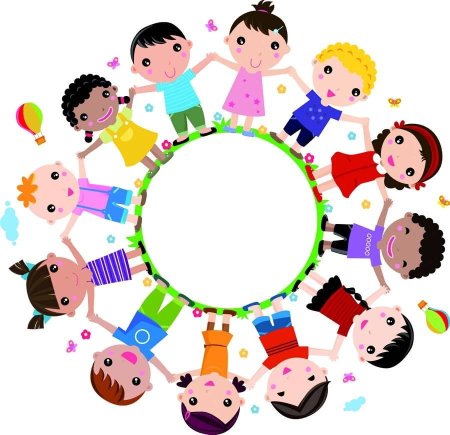 Дети в кругу