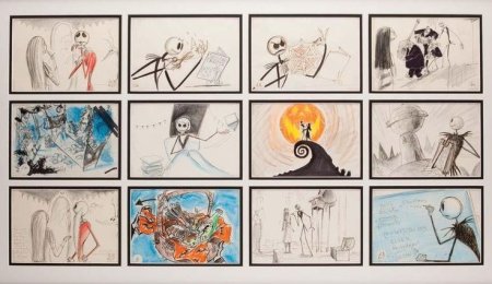 Тим Бертон Раскадровка