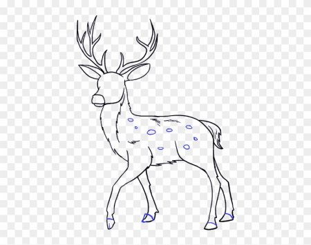 Детские рисунки оленя