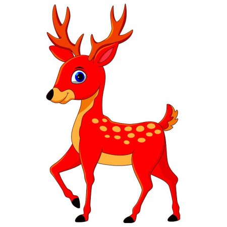 Новогодний олень рисование с детьми