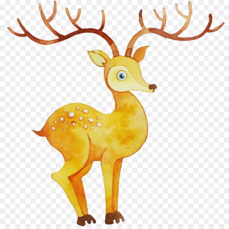 Олень картинка для детей