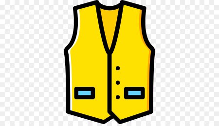 Мультяшная жёлтая жилетка