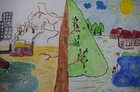 Рисунок на тему не загрязняйте природу