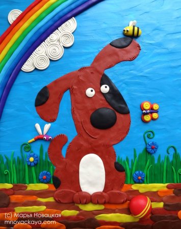 Марья Новацкая пластилиновые картины