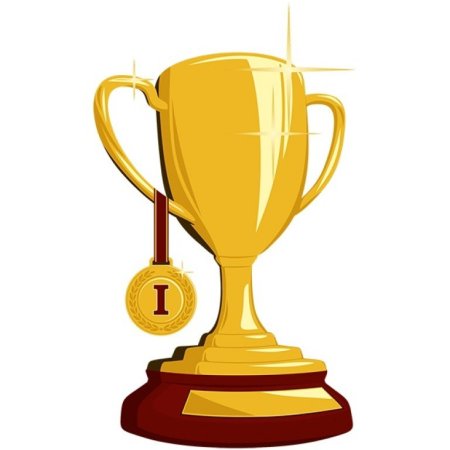 Спортивные награды на прозрачном фоне