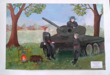 Детские рисунки о войне