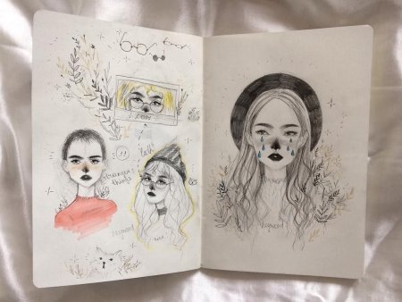 Идеи для рисунков в скетчбуке